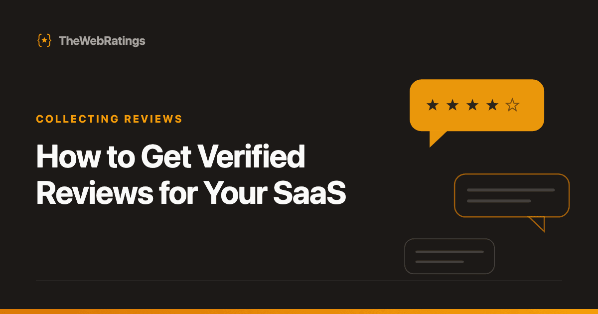 How to Get Verified Reviews for Your SaaS — illustrated cover