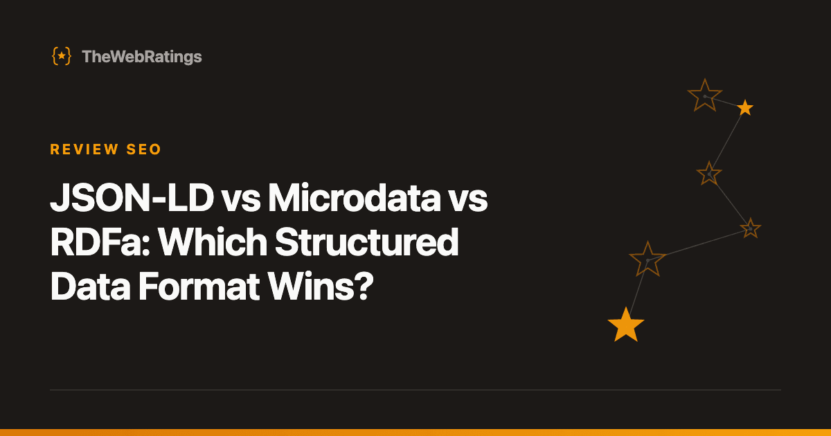 JSON-LD vs Microdata vs RDFa: Which Structured Data Format Wins? — illustrated cover